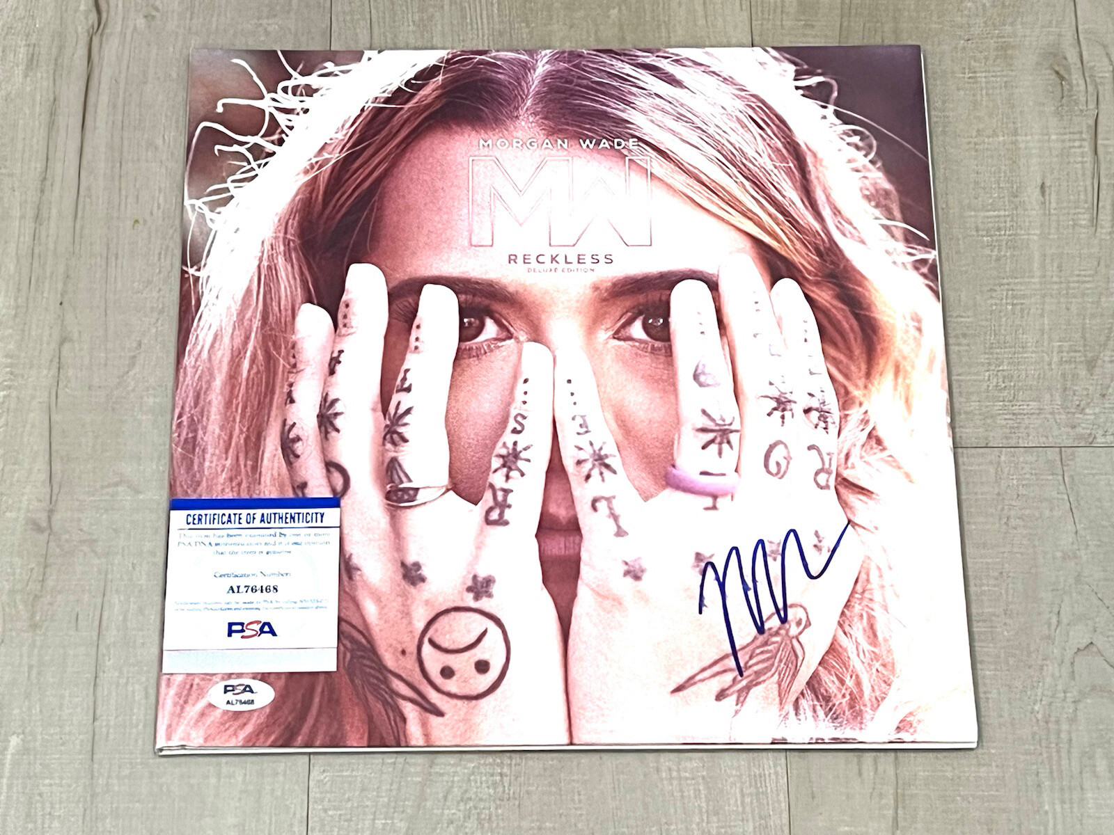 Morgan Wade Hand Signed Autographed RECKLESS Vinyl Album LP PSA DNA CERT #2