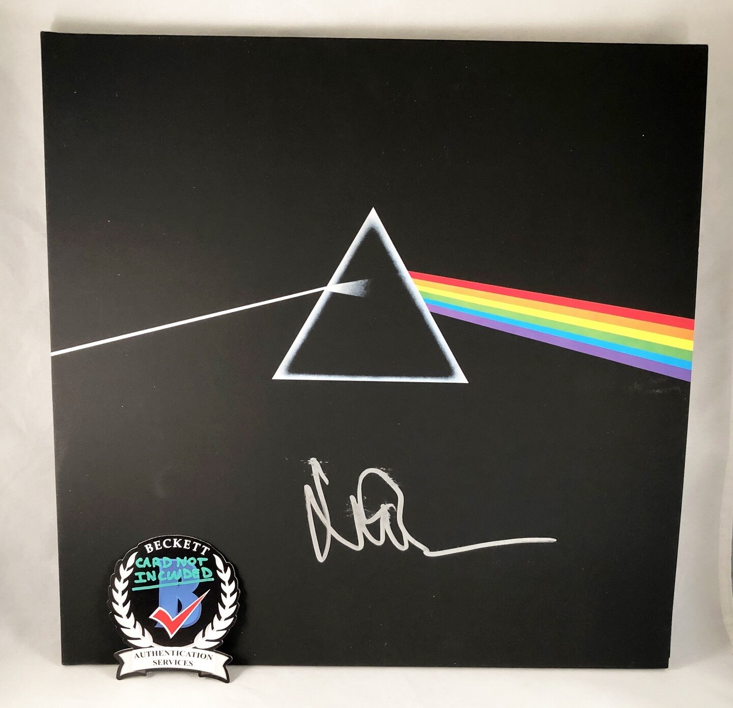 Nick Mason Signed Vinyl LP Album Beckett BAS Pink Floyd Dark Side Of The Moon...