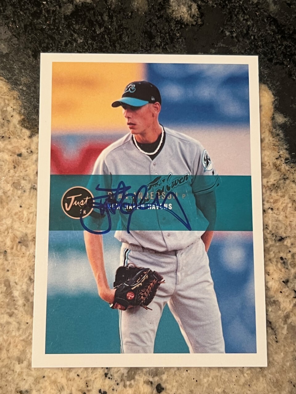 Ryan Anderson signed autographed 2000 Just Minors Just the Preview Card