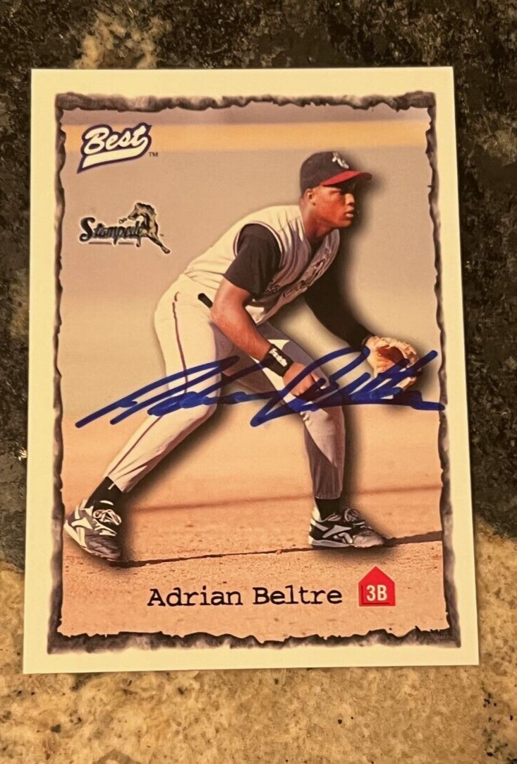 Adrian Beltre signed autographed Best Minor League Card