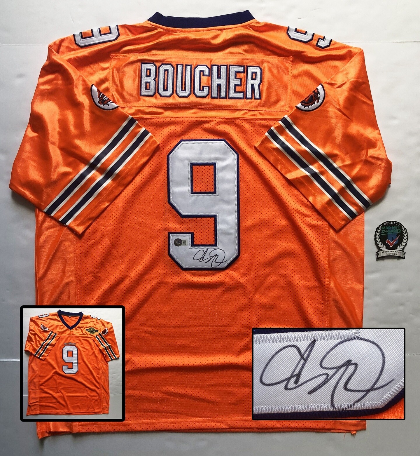 Adam Sandler Signed Jersey The Waterboy Bobby Boucher Beckett BAS 1 COA