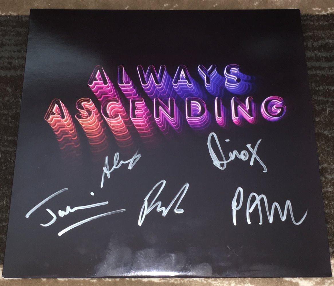 FRANZ FERDINAND SIGNED AUTOGRAPH ALWAYS ASCENDING VINYL ALBUM w/EXACT PROOF

