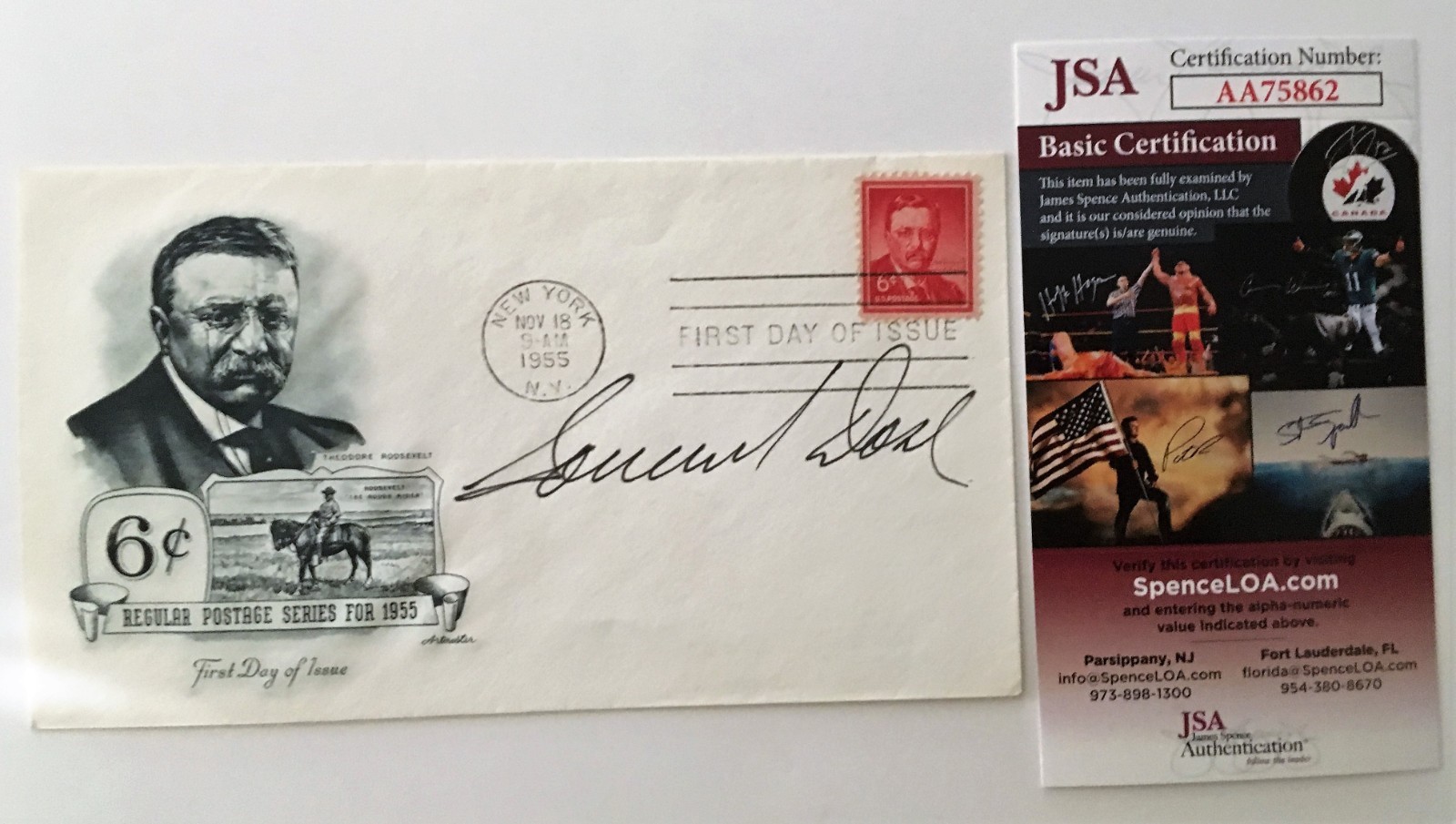 Samuel Dash Signed Autographed First Day Cover JSA Certified Watergate Counsel
