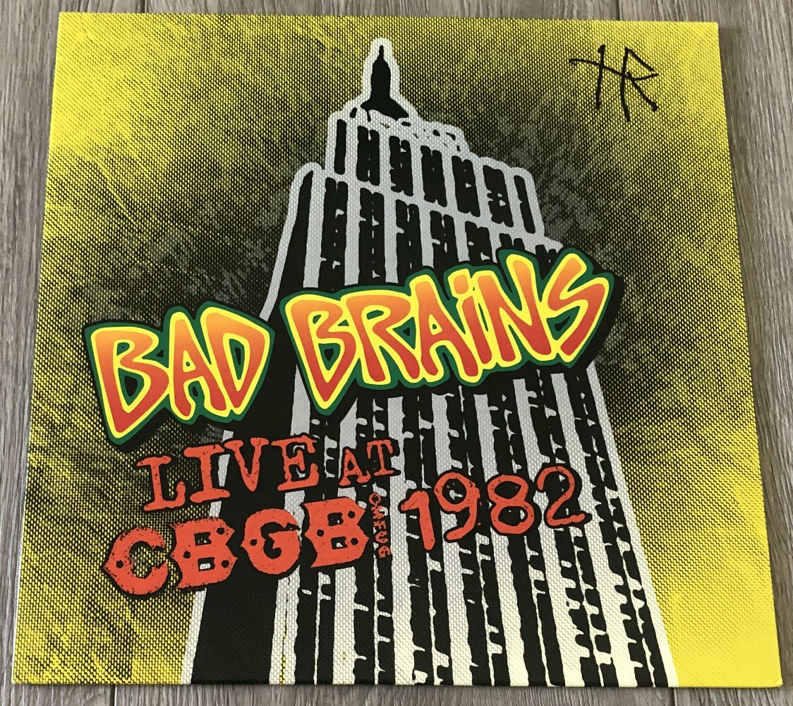 BAD BRAINS HUMAN RIGHTS HR SIGNED LIVE AT CBGB 1982 VINYL ALBUM w/EXACT PROOF
