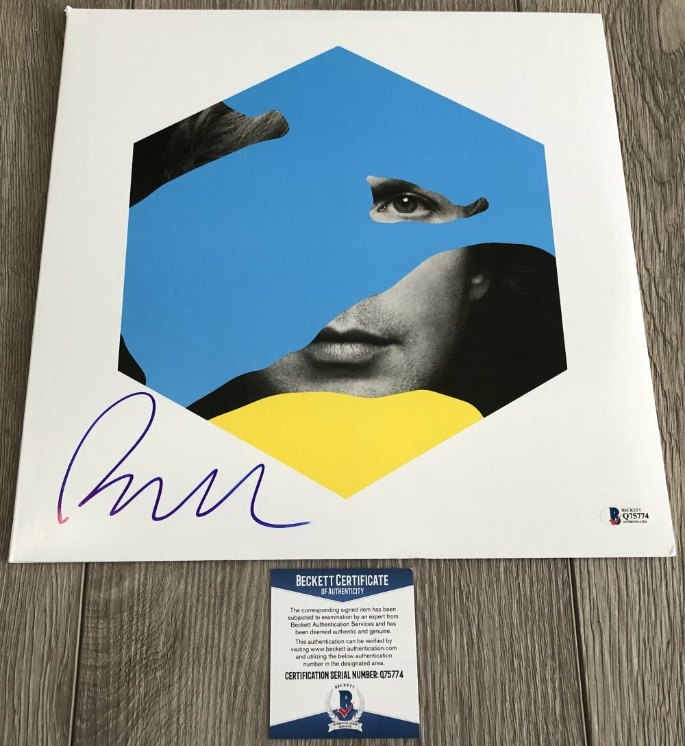 BECK HANSEN SIGNED AUTOGRAPH COLORS VINYL RECORD ALBUM w/PROOF BECKETT BAS COA
