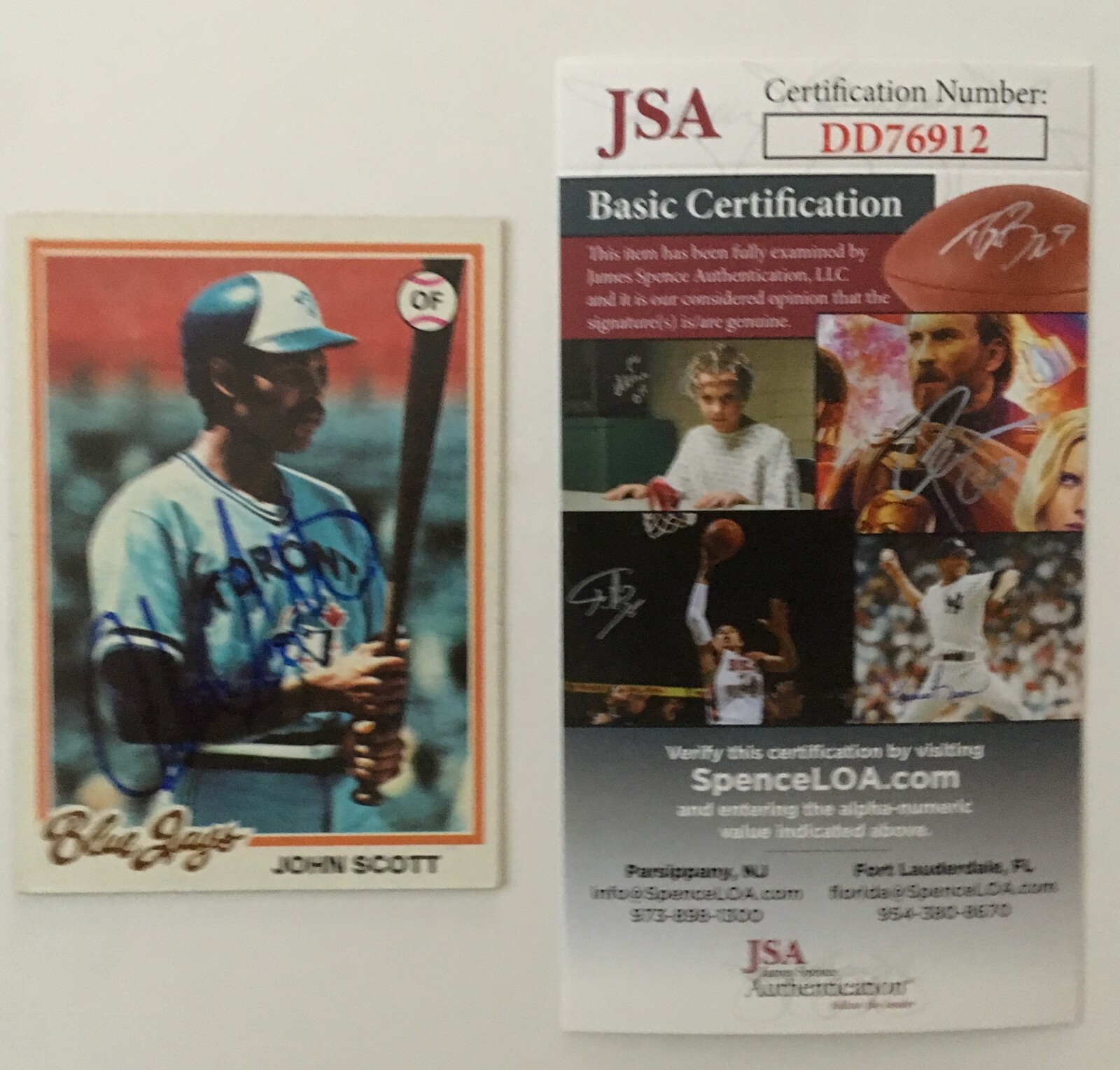 John Scott Signed Autographed 1978 Topps Card #547 JSA Certified
