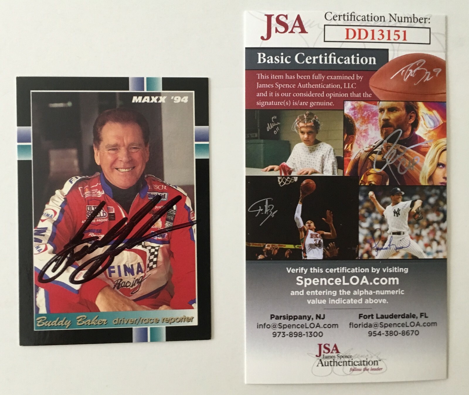 Buddy Baker Signed Autographed 1994 Maxx Card #318 JSA Certified NASCAR
