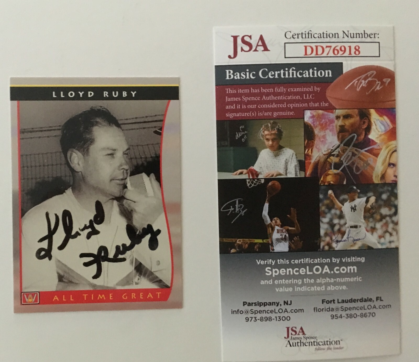 Lloyd Ruby Signed Autographed 1992 AW Sports Indy Card #63 JSA Certified 500
