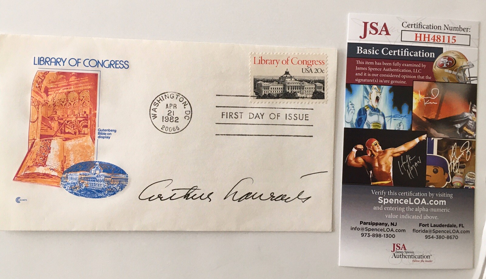 Arthur Laurents Signed Autographed First Day Cover JSA Certified
