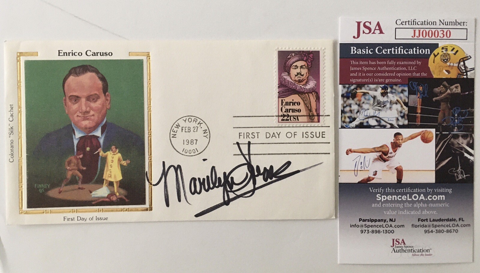 Marilyn Horne Signed Autographed First Day Cover JSA Certified Opera 2
