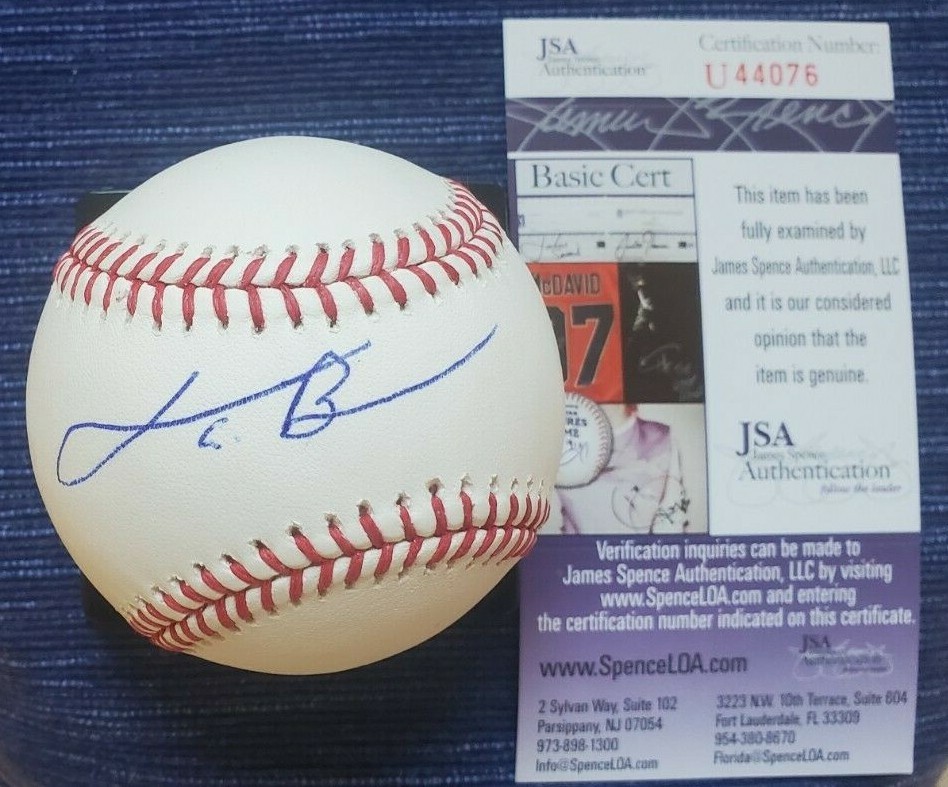 Cory Booker Signed OMLB Baseball w/ JSA COA #U44076 New Jersey Senator