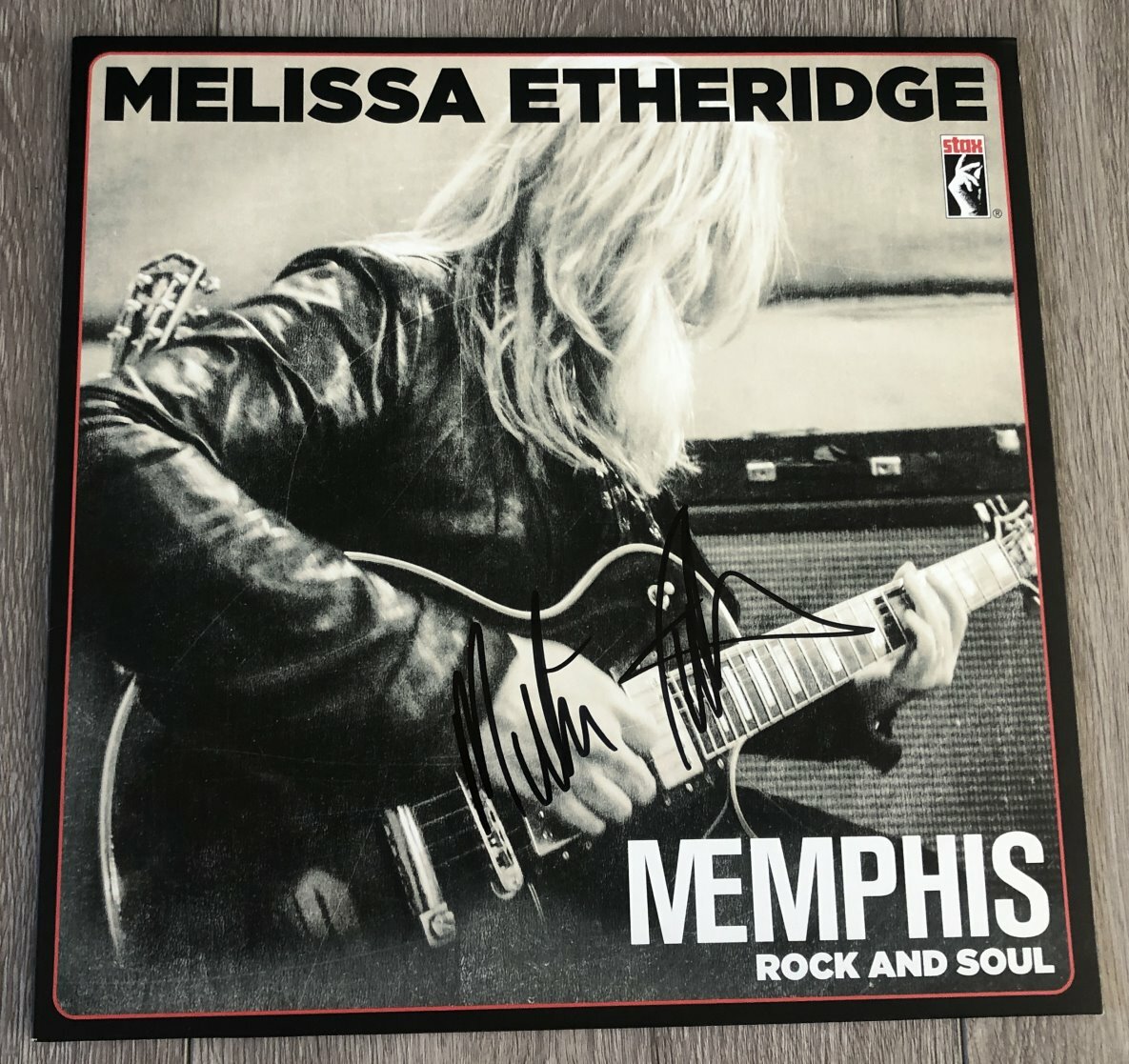 MELISSA ETHERIDGE SIGNED AUTOGRAPH MEMPHIS ROCK AND SOUL VINYL ALBUM w/PROOF
