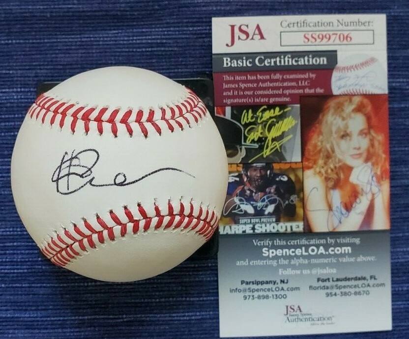Kevin Rudd Signed OMLB Baseball w JSA COA #SS99706 Fmr Australia Prime Minister