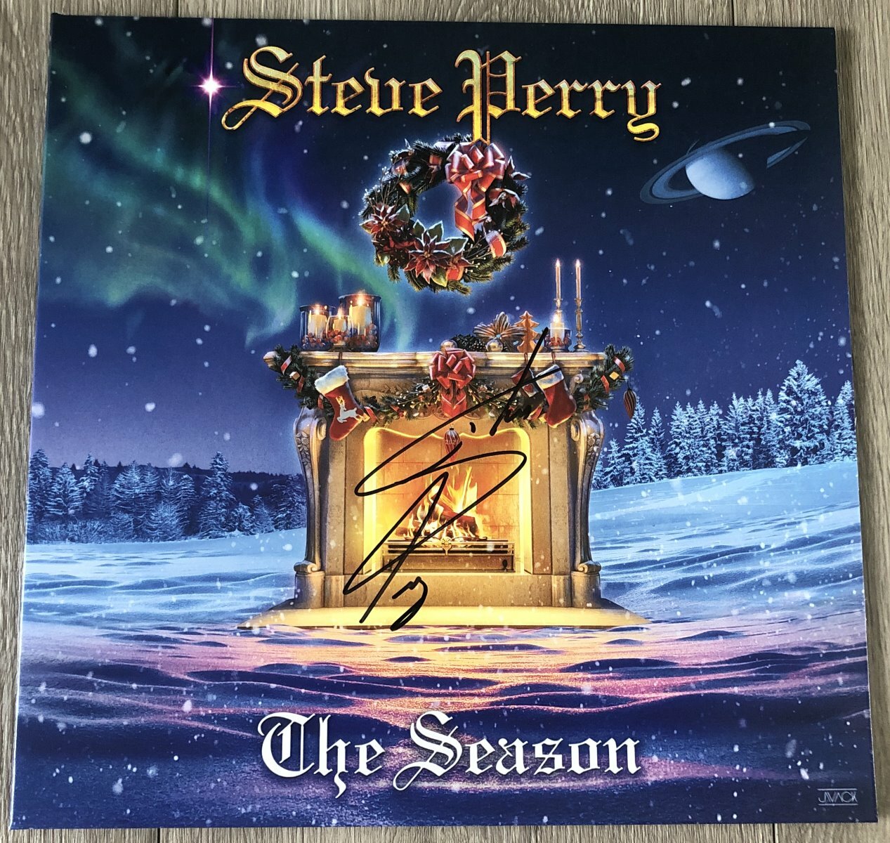 STEVE PERRY SIGNED AUTOGRAPH THE SEASON VINYL RECORD ALBUM w/ COA JOURNEY
