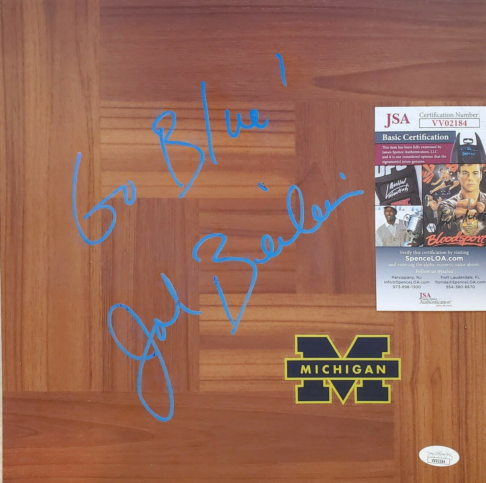 John Beilein Signed Floorboard JSA COA #VV02184 Michigan Wolverines 