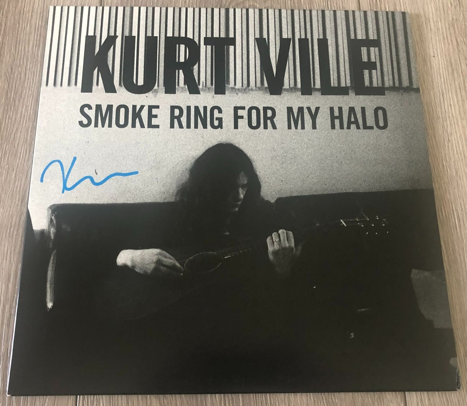 KURT VILE SIGNED AUTOGRAPH SMOKE RING FOR MY HALO VINYL wEXACT PROOF BECKETT COA

