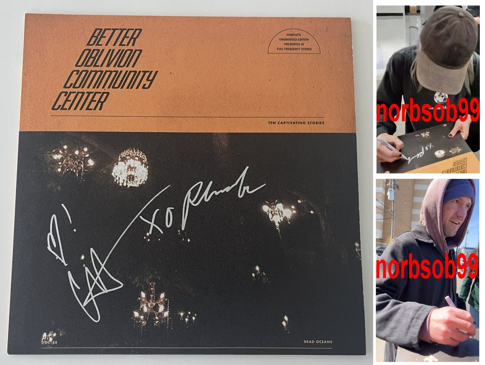 PHOEBE BRIDGERS SIGNED BETTER OBLIVION COMMUNITY CENTER VINYL LP w/EXACT PROOF
