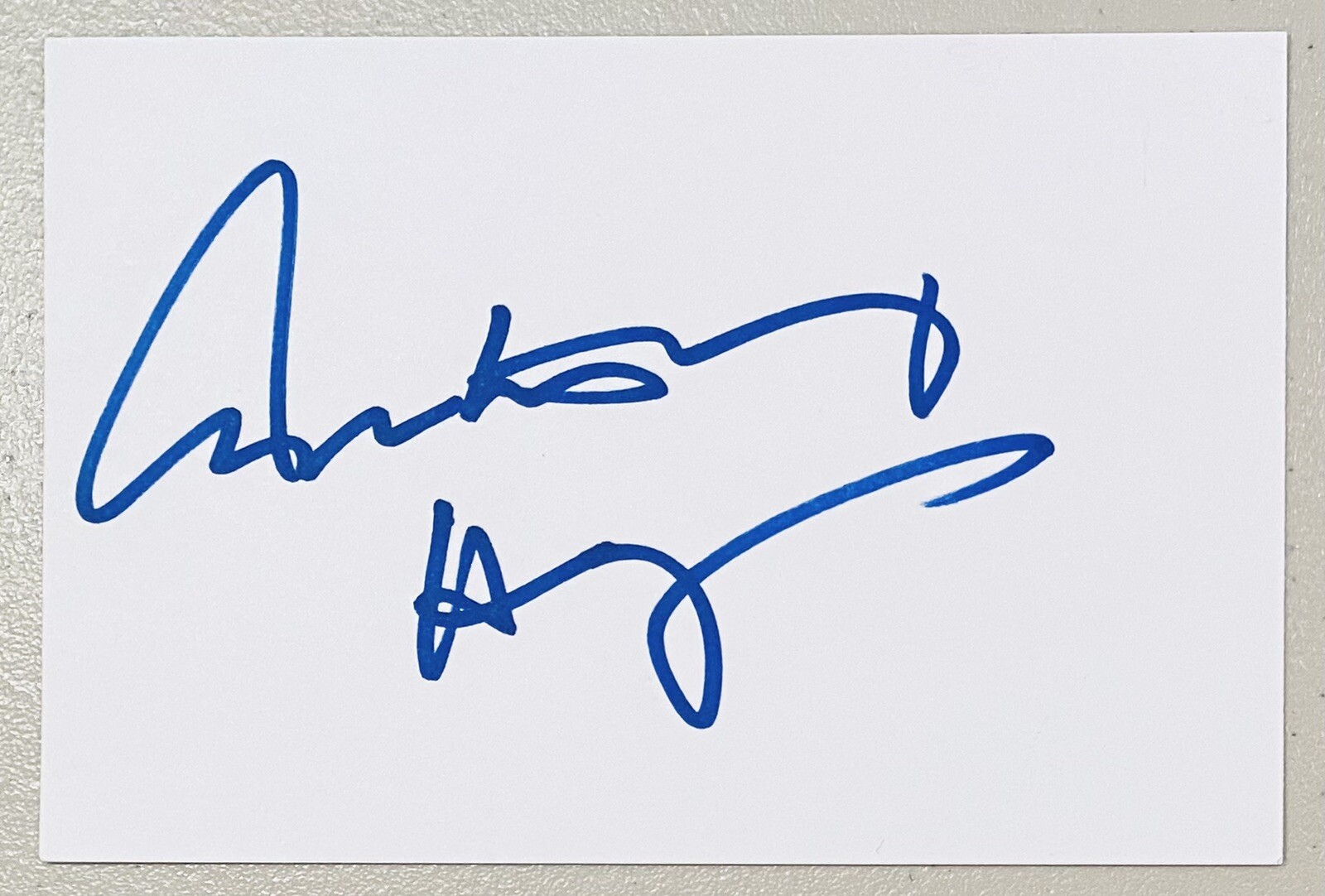 Anthony Hopkins Signed Autographed 4x6 Card JSA Letter Silence Of The Lambs 1
