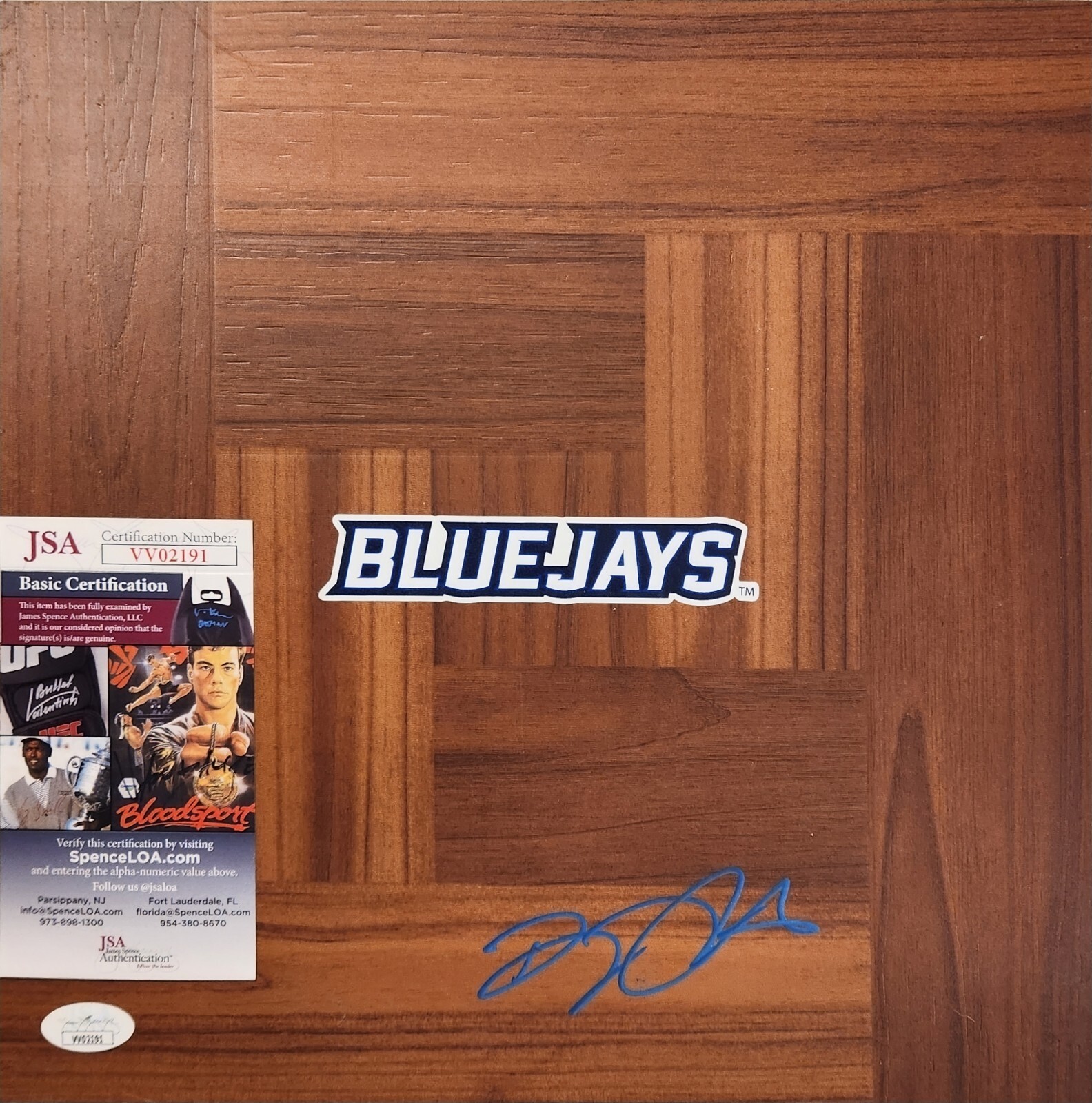 Doug McDermott Signed Floorboard JSA COA Creighton Bluejays San Antonio Spurs 4