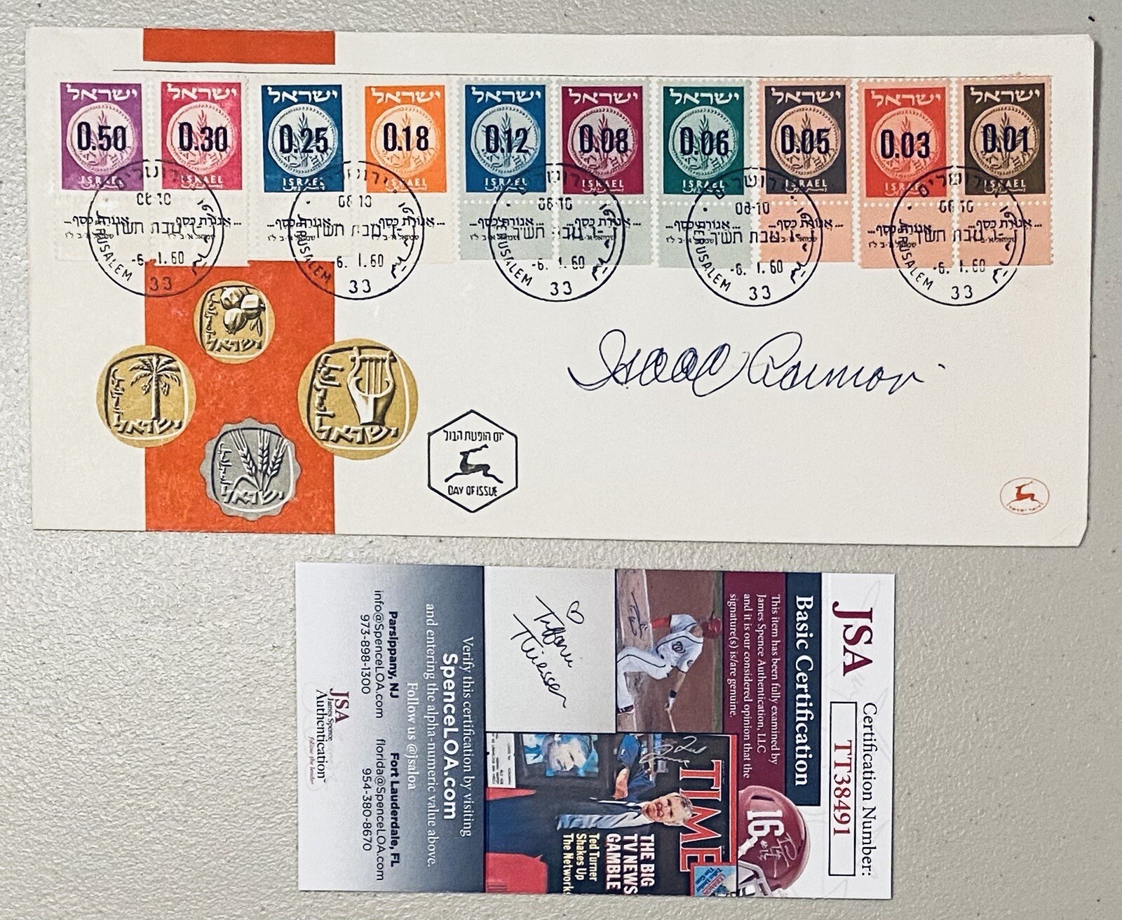 Isaac Asimov Signed Autographed First Day Cover JSA Science Fiction Author 2
