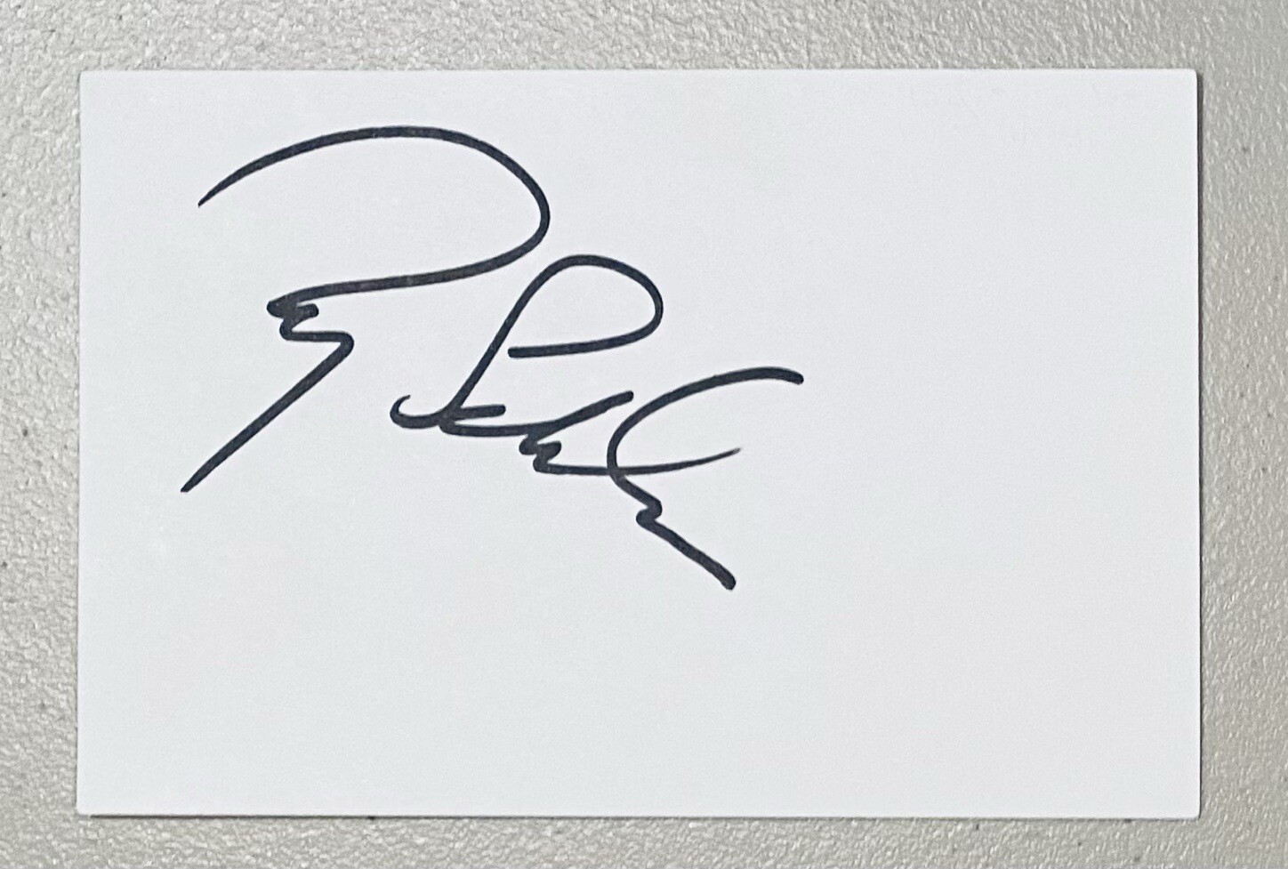 Roy Scheider Signed Autographed 4x6 Card Full JSA Letter Jaws
