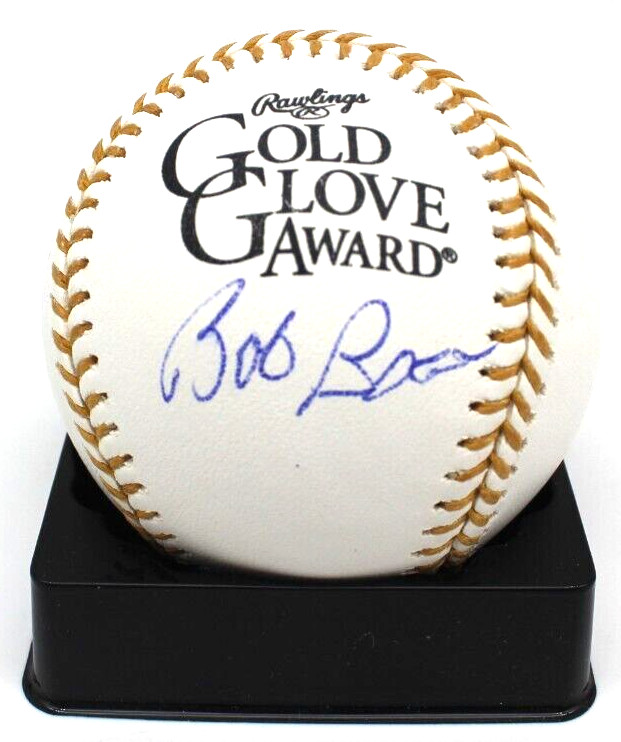 Bob Boone Signed Official Gold Glove Baseball w/Beckett COA BH15403 Phillies
