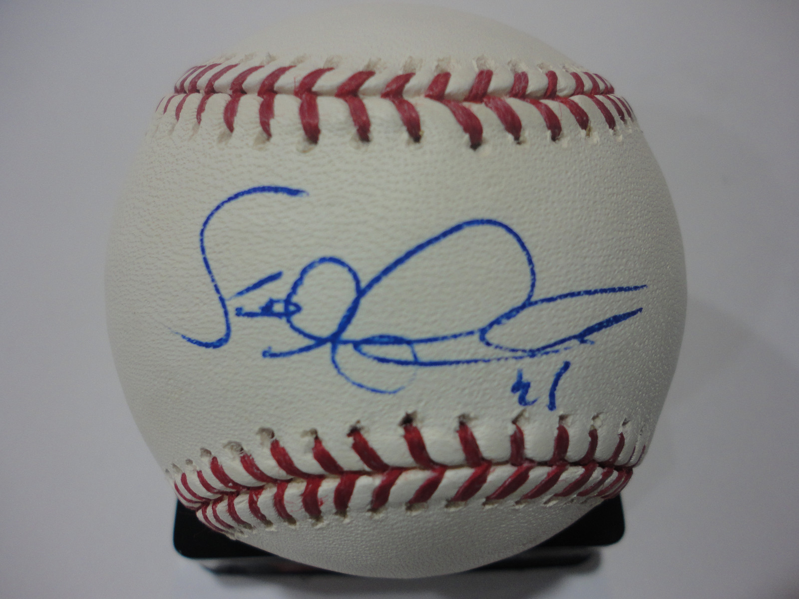 SEAN MARSHALL CINCINNATI REDS SIGNED AUTOGRAPHED M.L. BASEBALL W/COA