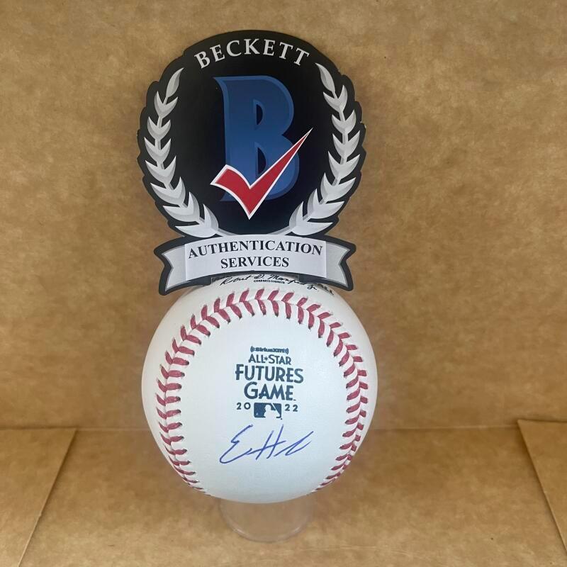 EMERSON HANCOCK SEATTLE MARINERS SIGNED 2022 FUTURES GAME BASEBALL BECKETT AUTHE