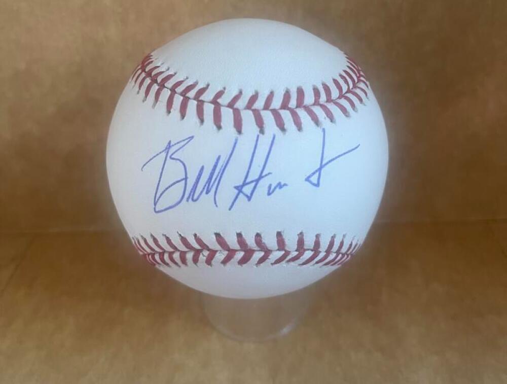 BILL HURST JEWISH/MARLINS SIGNED AUTO M.L. BASEBALL BECKETT AUTHENTICATED