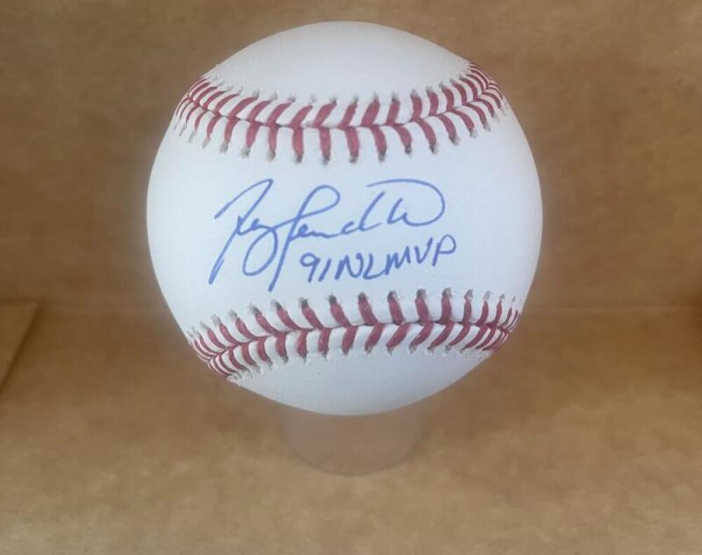 TERRY PENDLETON BRAVES 91 NL MVP SIGNED AUTO M.L. BASEBALL BECKETT AUTHENTICATED