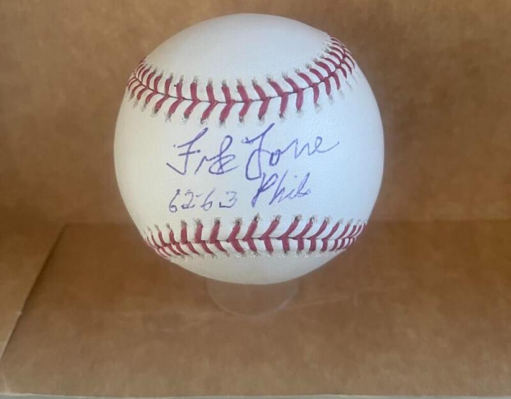 FRANK TORRE 62-63 PHILS SIGNED AUTO M.L. BASEBALL BECKETT AUTHENTICATED