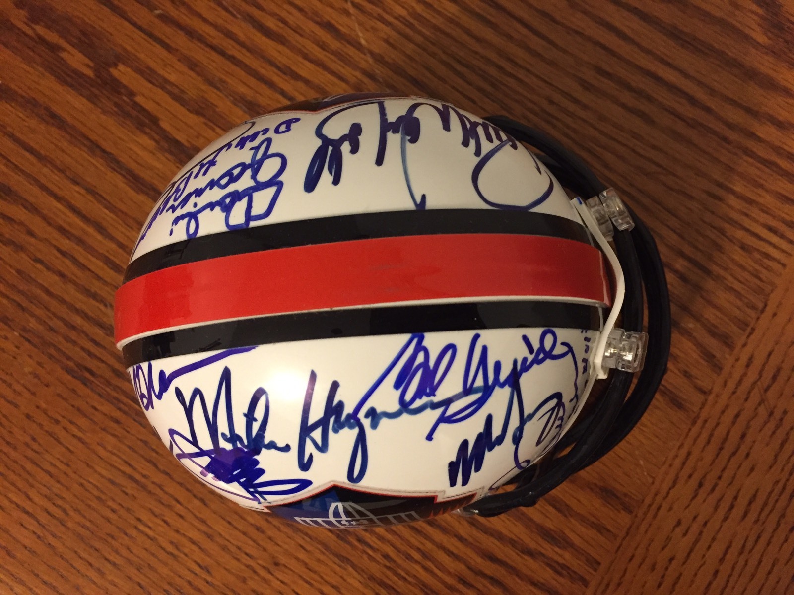 Pro Football Hall Of Fame Signed Mini Helmet Autographed Deacon Jones + 14 Hofer
