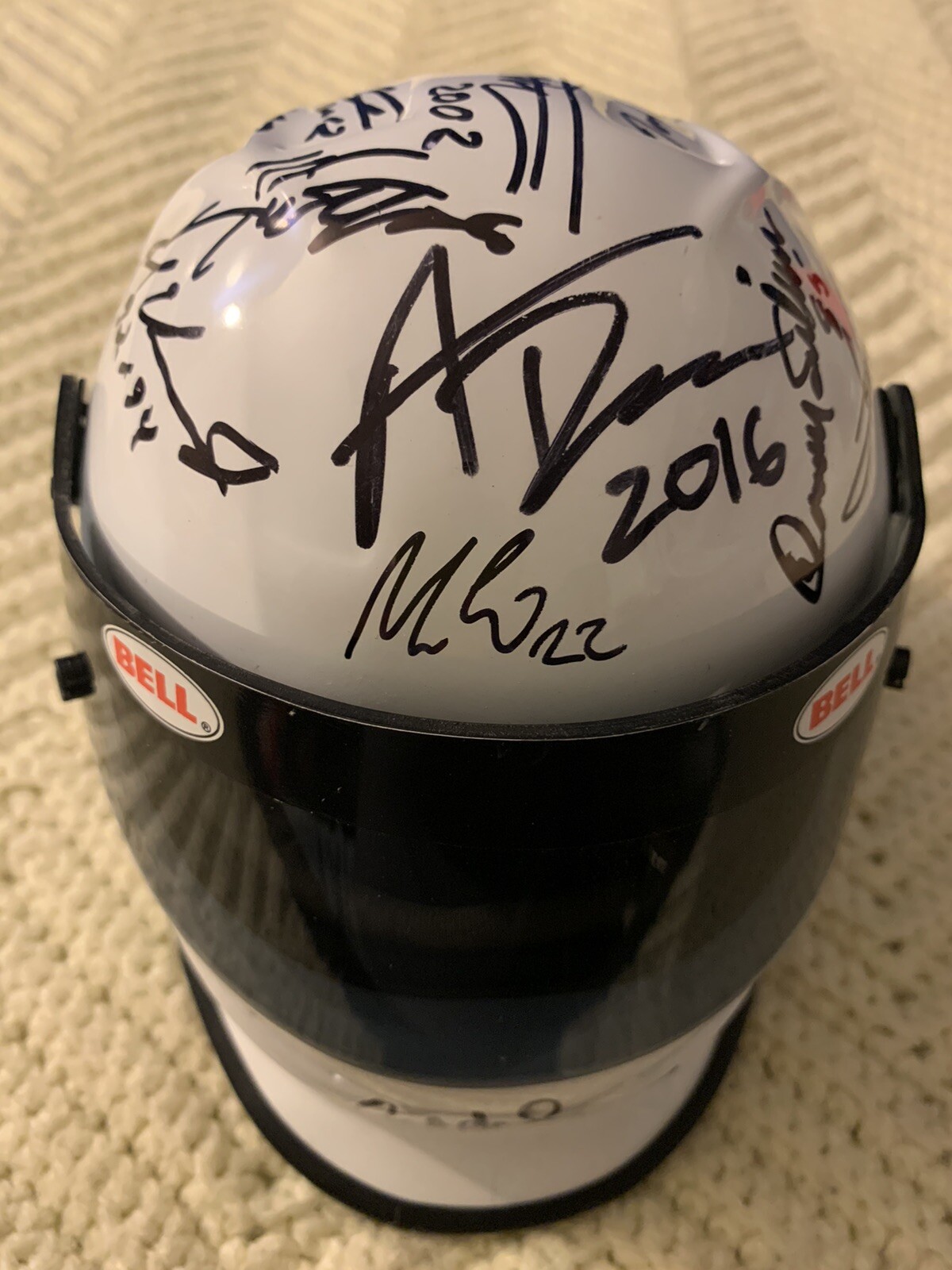 28 Winners Signed Mini Helmet New Indy Car Indianapolis 500 Al Unser Andretti +
