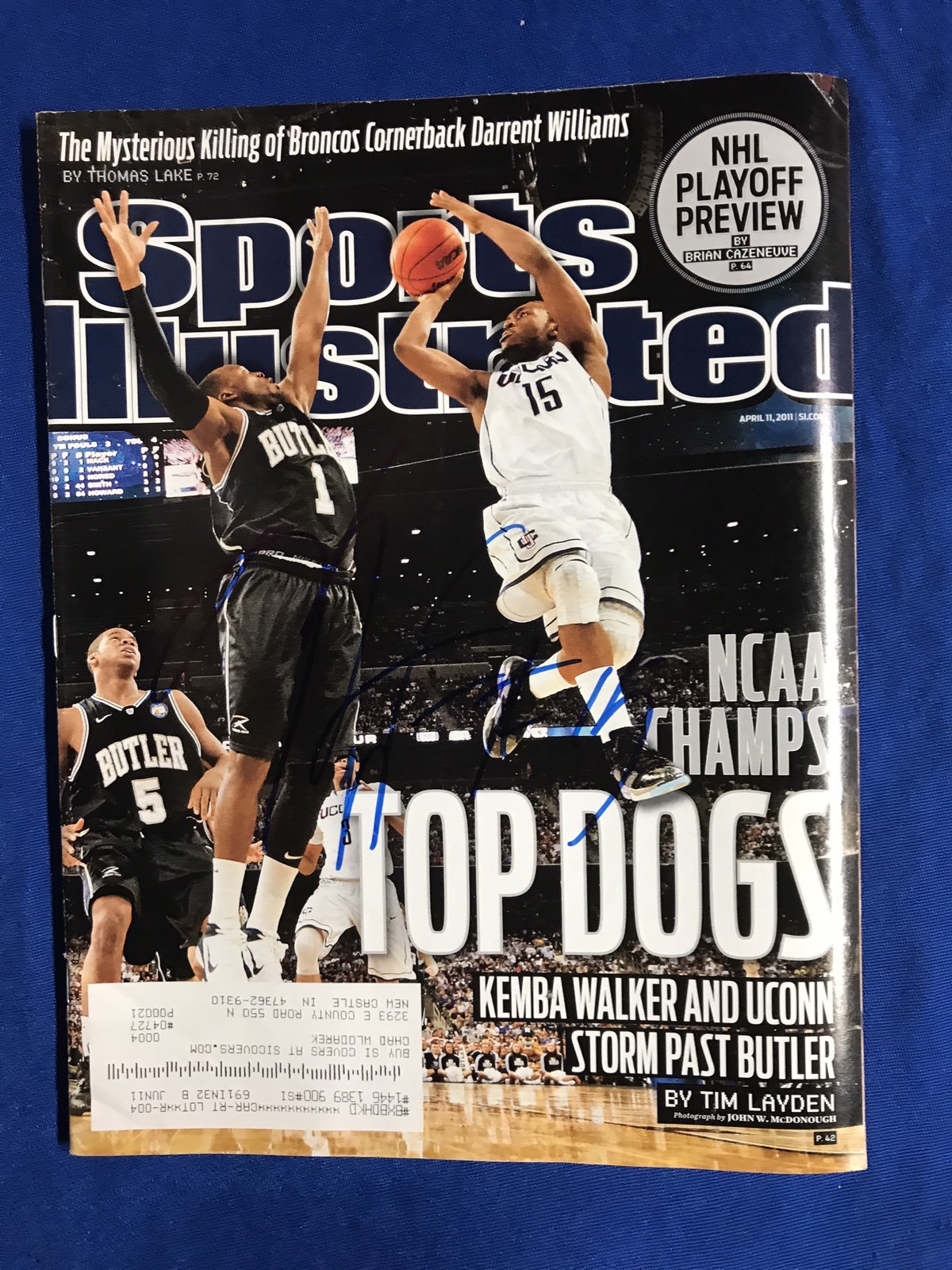 Kemba Walker Signed Sports Illustrated Magazine Autographed
