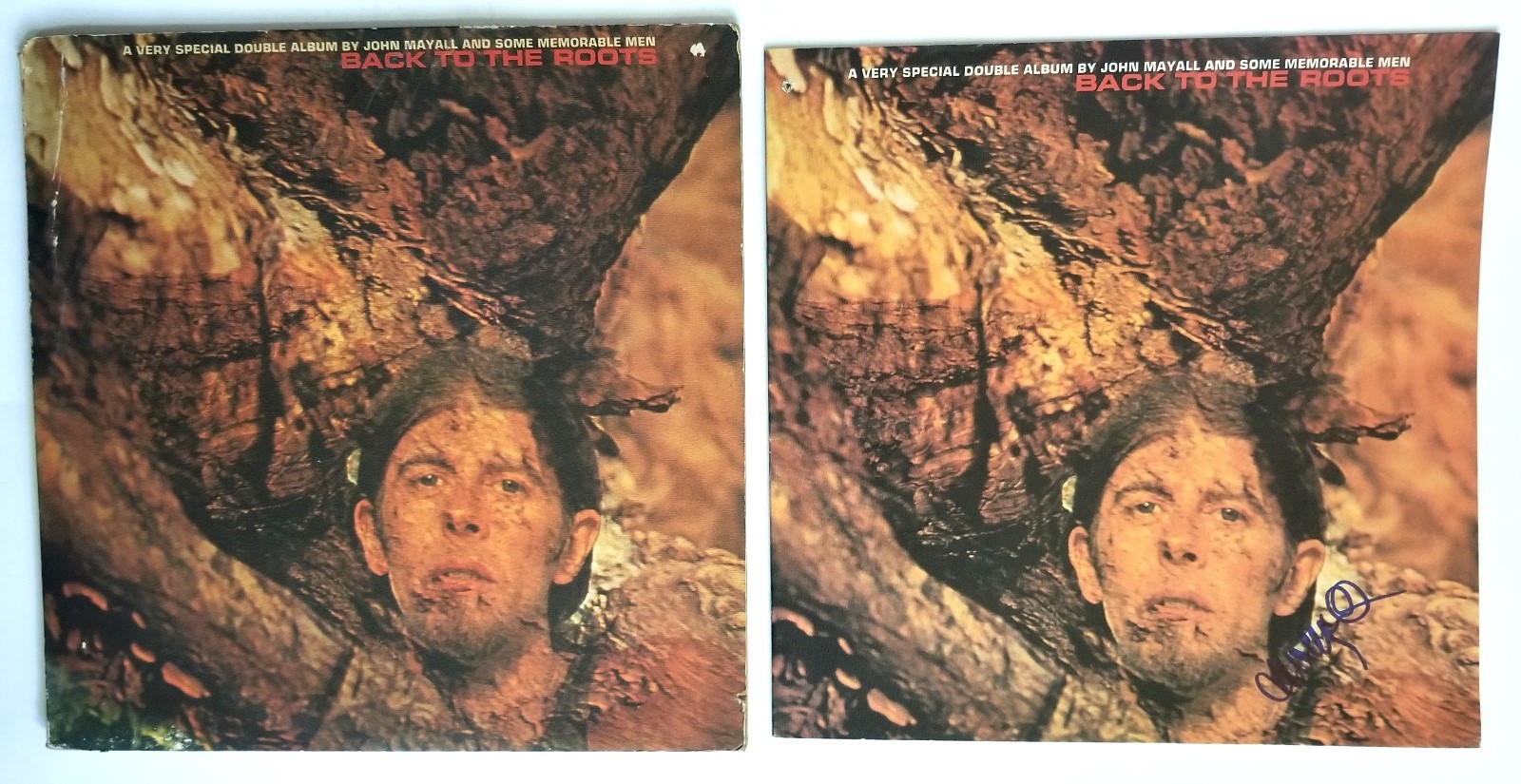 John Mayall REAL hand SIGNED Back To The Roots 2x Vinyl #2 COA The Bluesbreakers
