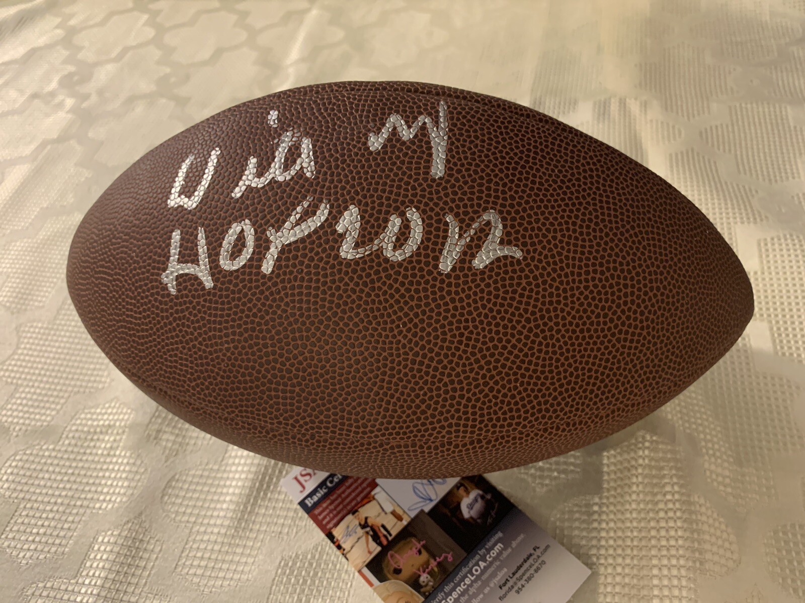 WILLIE ROAF SIGNED NFL FOOTBALL JSA AUTHENTICATION COA NEW ORLEANS SAINTS COLLECTIBLE MEMORABILIA