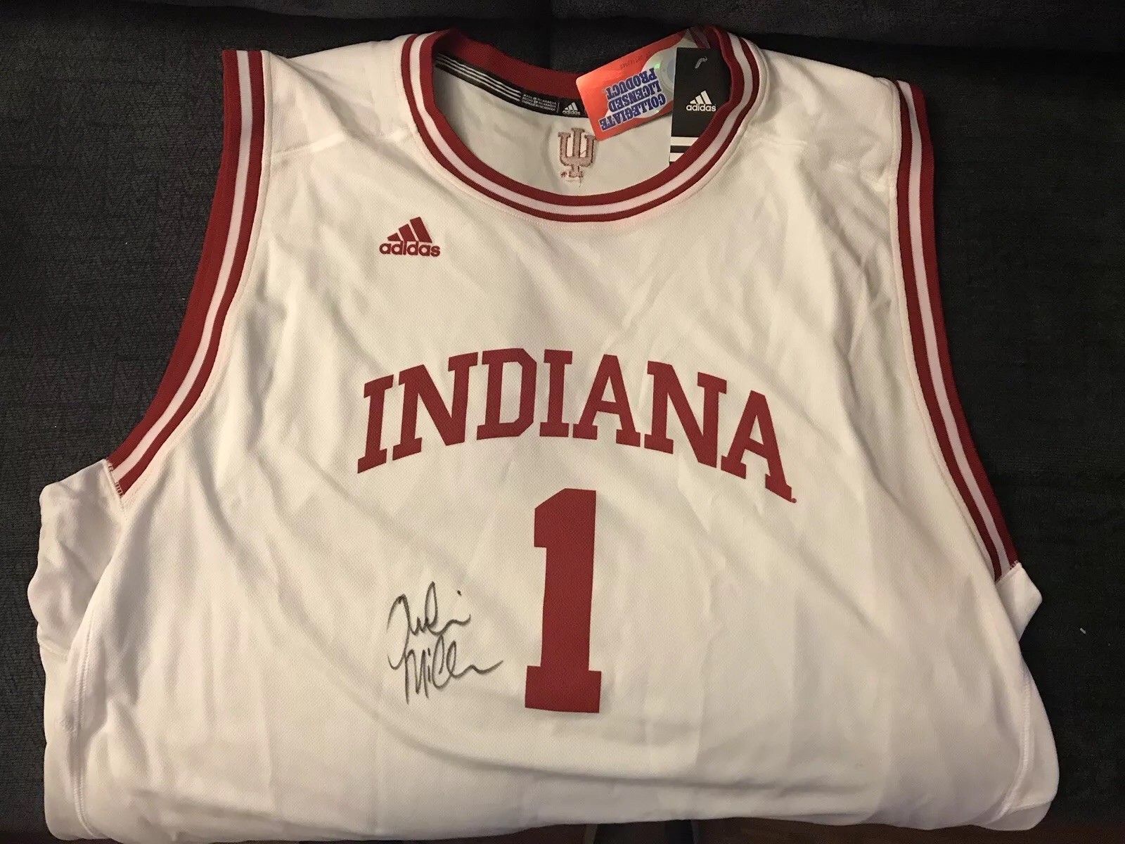 Coach Archie Miller SIGNED Indiana Hoosiers Jersey Screened Autographed 4XL IU
