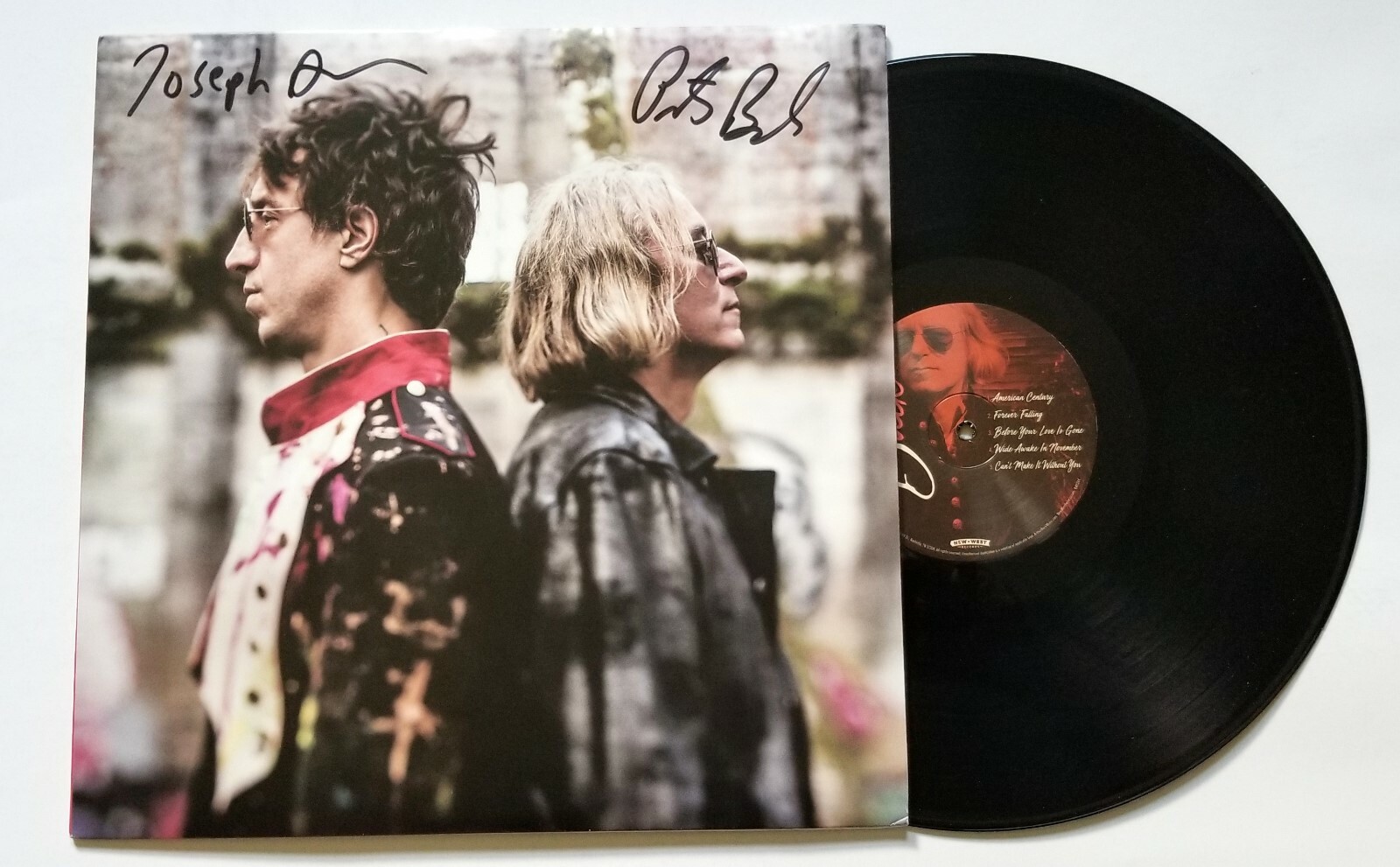 Arthur Buck band REAL SIGNED Self Titled vinyl COA by Peter & Joseph R.E.M.
