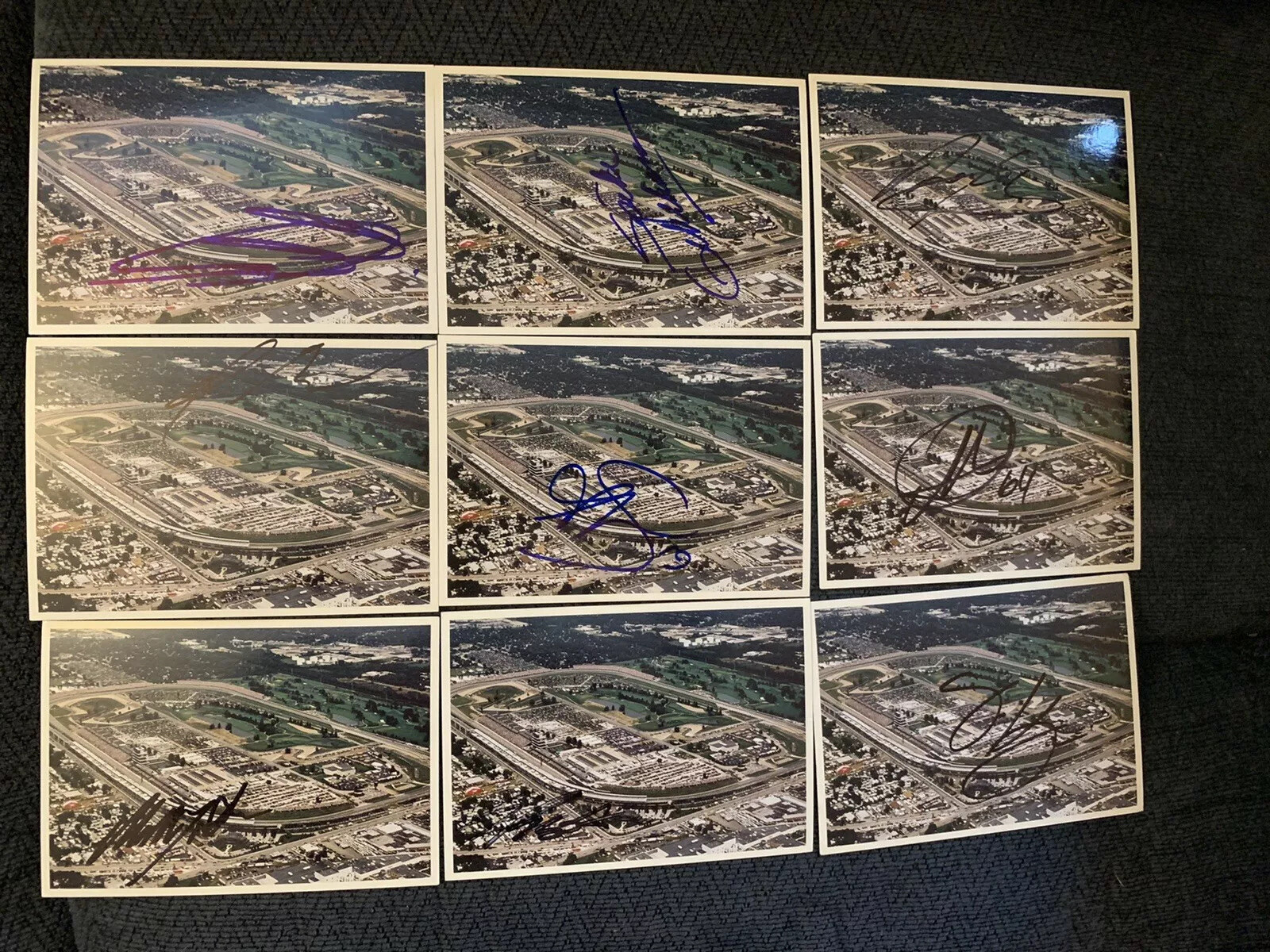 Lot 17 Signed Indy 500 Postcards Conor Daly Jay Howard Brabham Servia Townsend +
