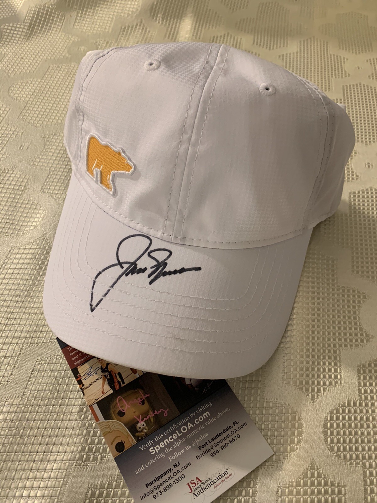 Jack Nicklaus Signed New Golf Hat Pga Tour New JSA Authentication COA
