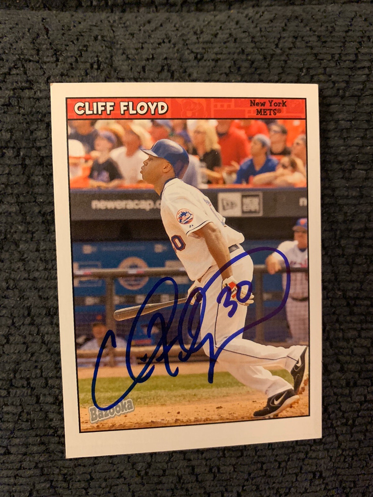 Cliff Floyd Autographed MLB Authenticated Card Hologram Signed
