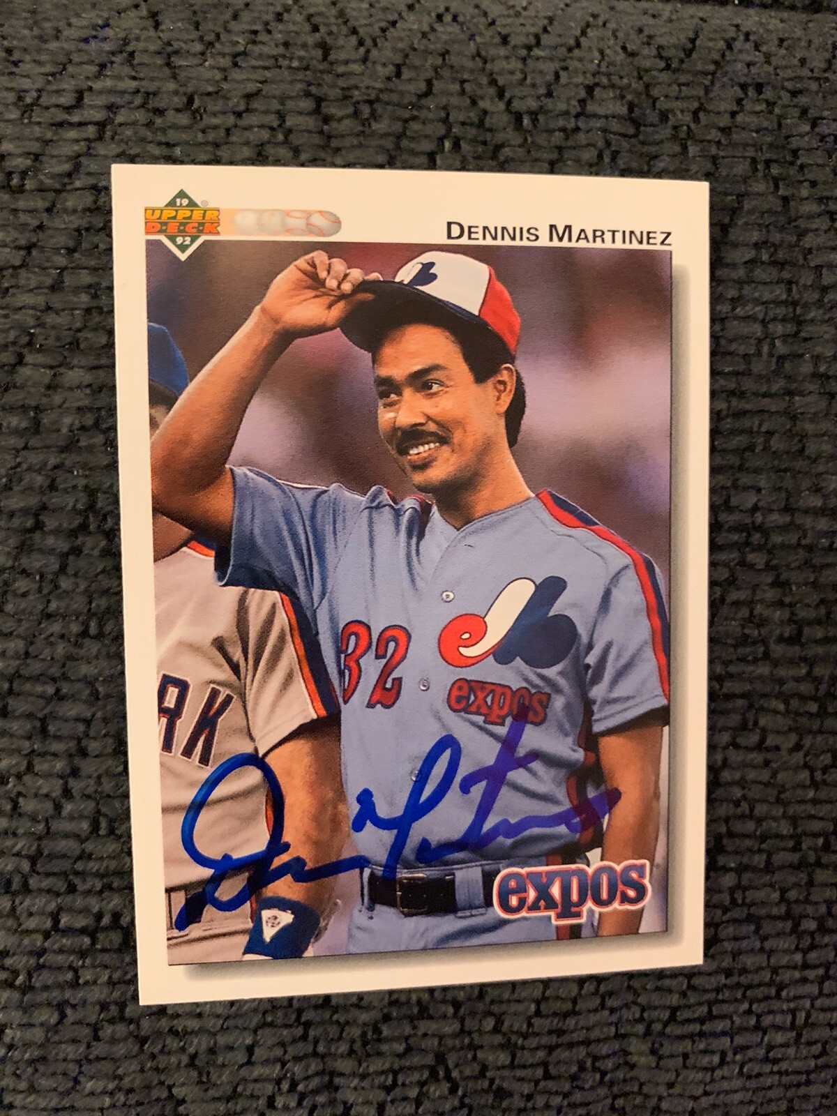 Dennis Martinez Autographed MLB Authenticated Card Hologram Signed
