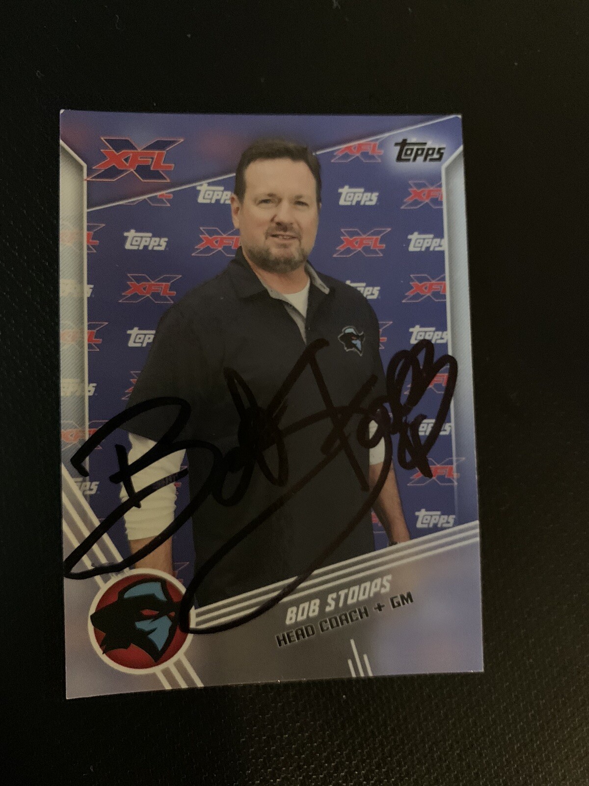 Bob Stoops Signed Football Trading Card Autographed
