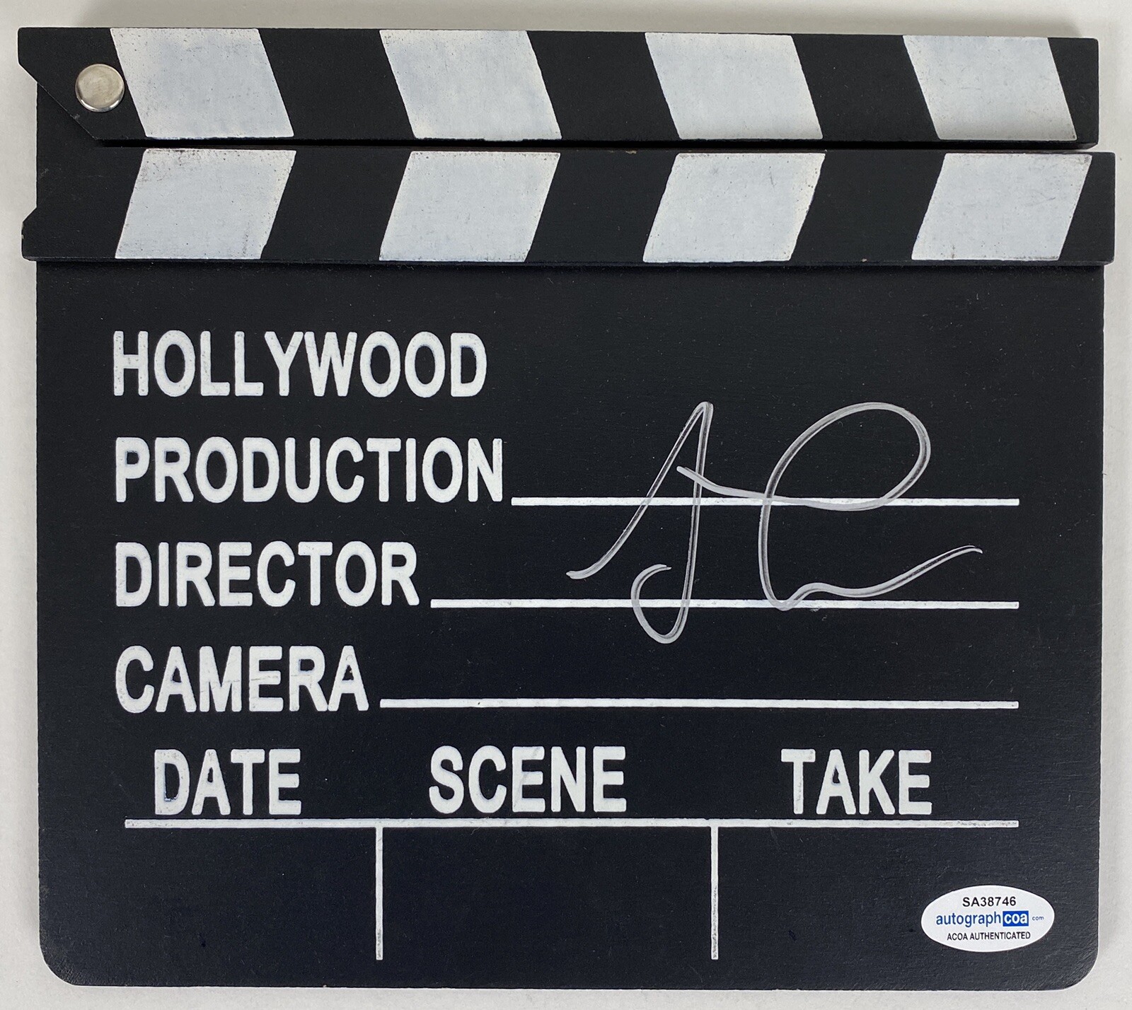 JAY LENO SIGNED AUTOGRAPH MOVIE CLAPPER BOARD TONIGHT SHOW ACOA COA