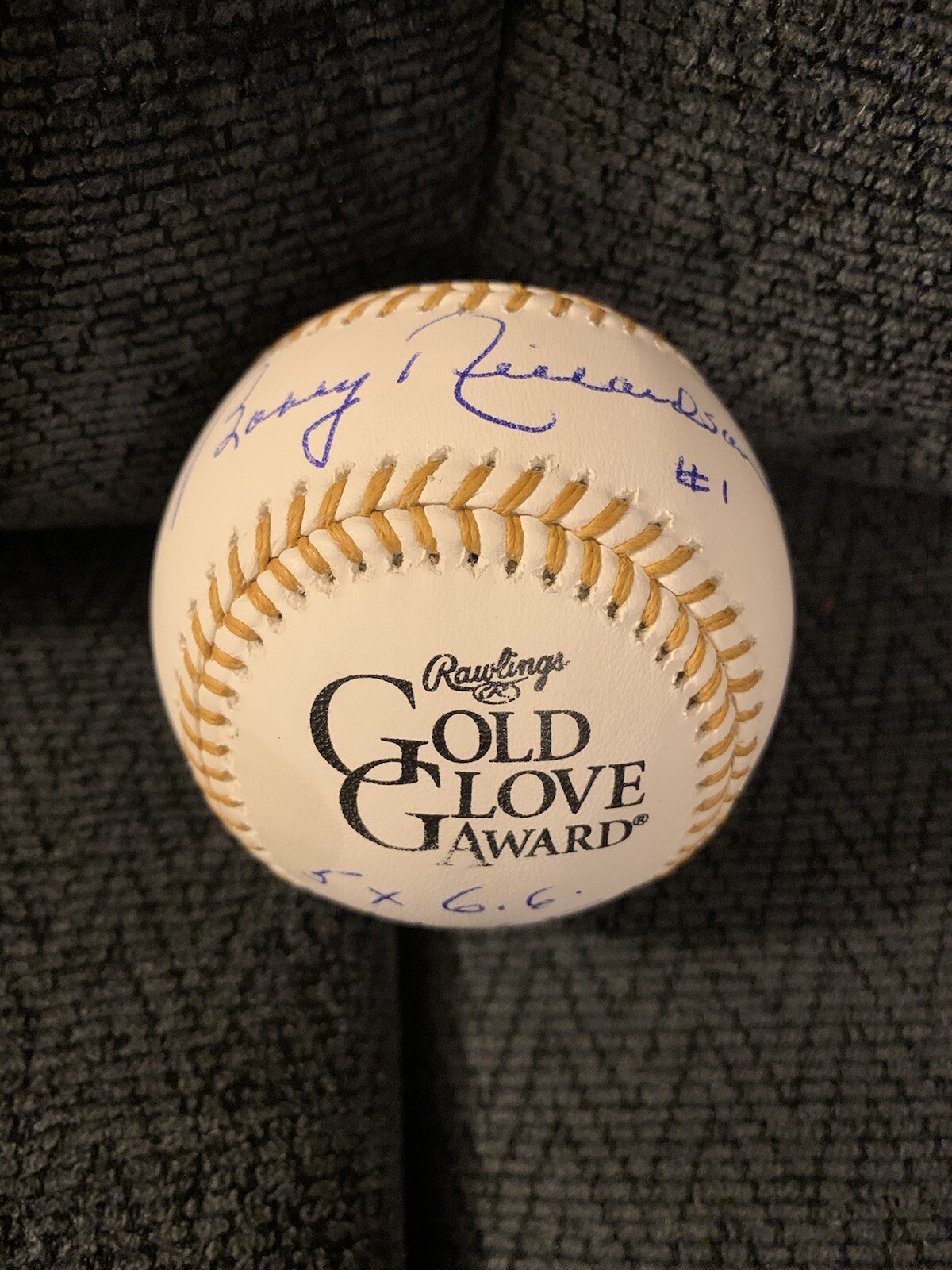 Bobby Richardson Signed Gold Glove Baseball Official Authentic Rawlings ROMLB
