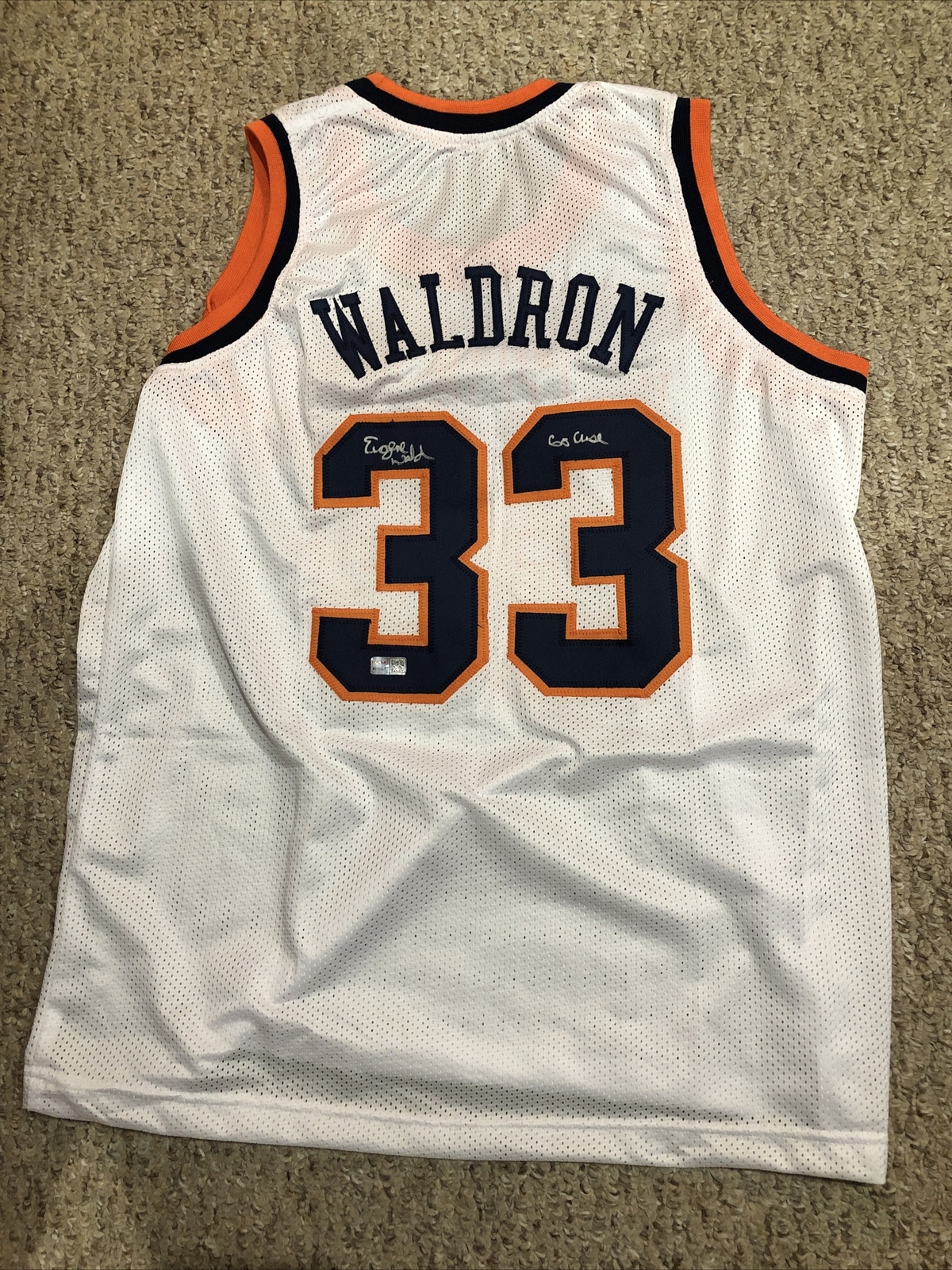 SYRACUSE ORANGE- EUGENE GENE WALDRON SIGNED AUTOGRAPH JERSEY TRISTAR COA GO CUSE COLLECTIBLE MEMORABILIA