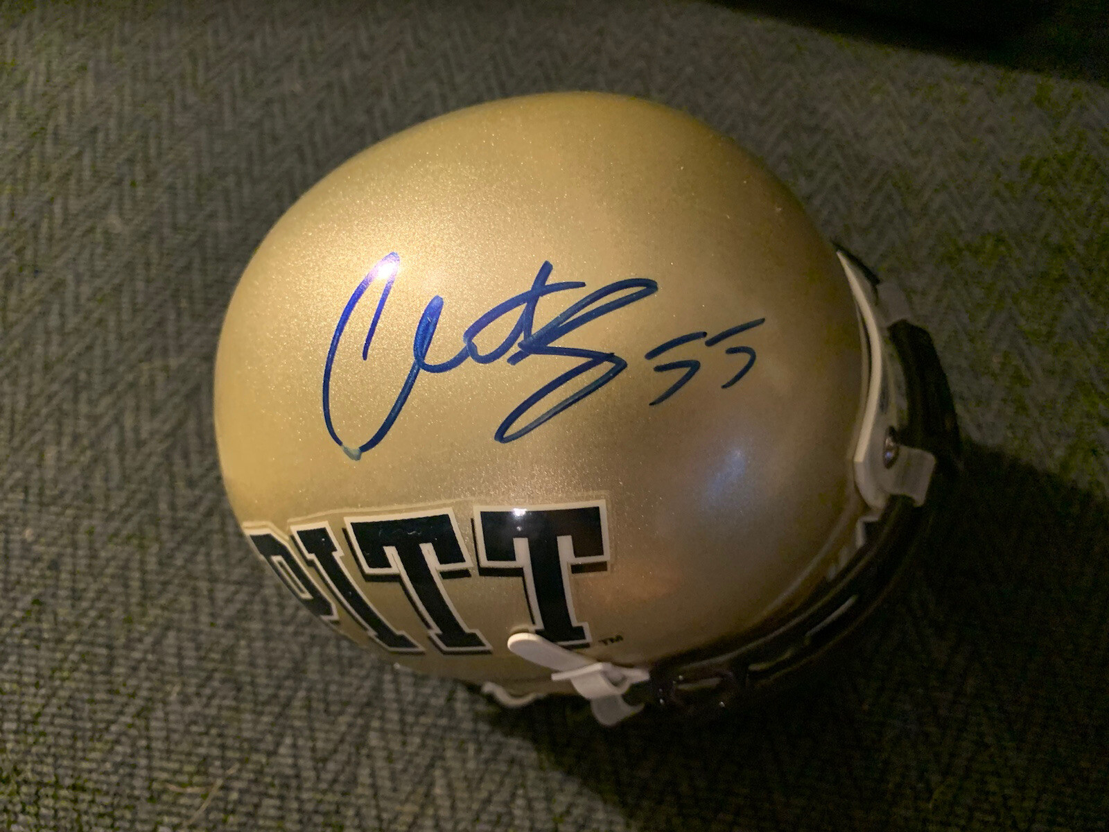 Clint Sessions Signed Indianapolis Colts Mini Helmet Autographed Pitt Panthers
