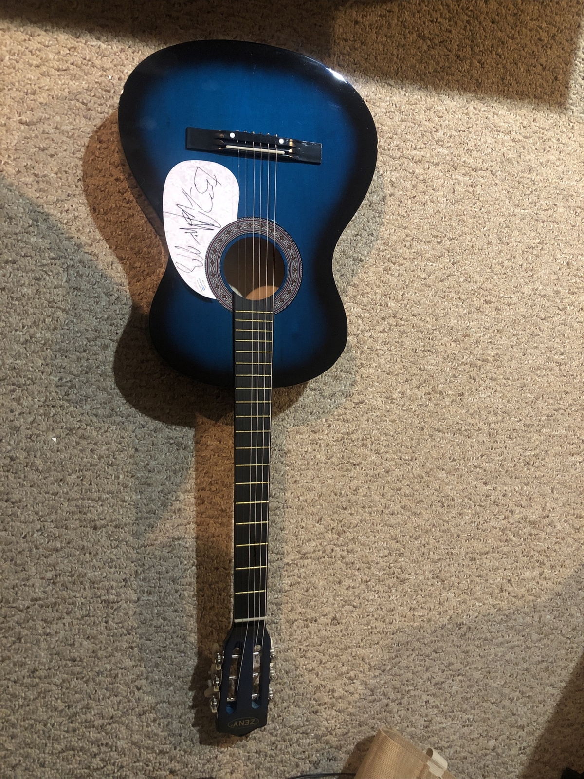 JUDAH & THE LION SIGNED AUTOGRAPH 38” ACOUSTIC GUITAR ACOA COA ROCK FOLK