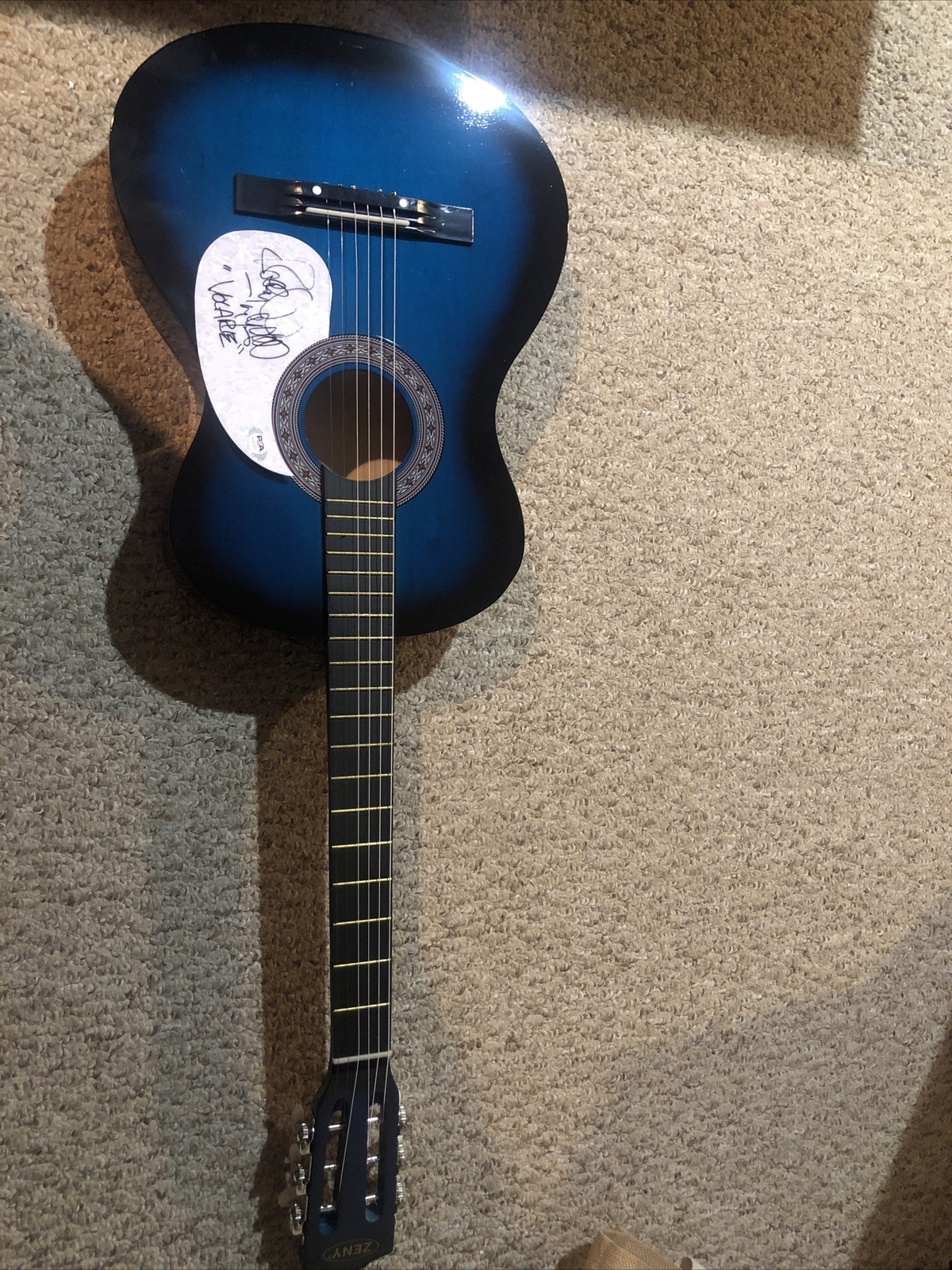 BOBBY RYDELL TEEN IDOL VOLARE SIGNED AUTOGRAPH ACOUSTIC GUITAR PSA COA POP ROCK