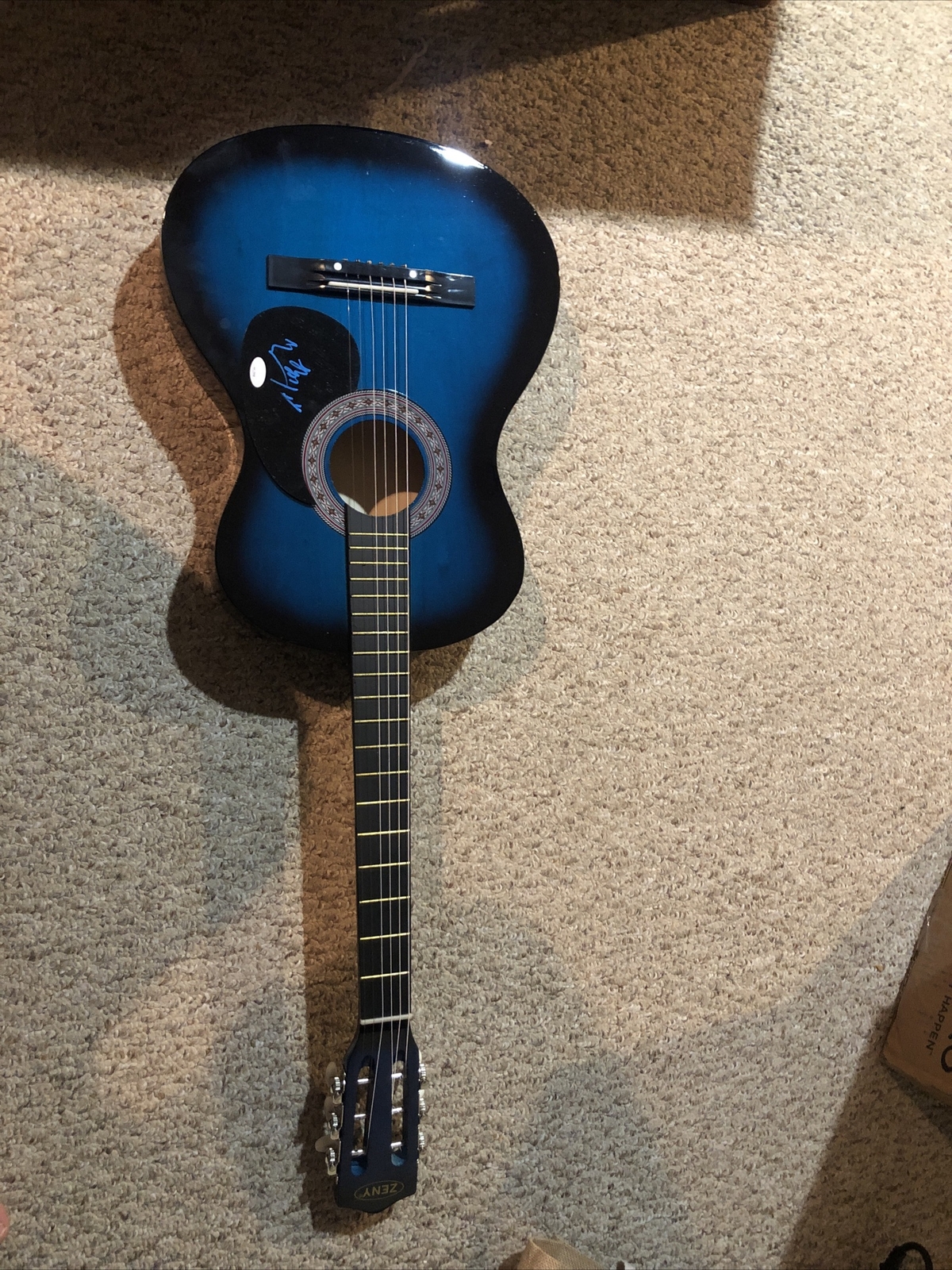 BILLY RAY CYRUS SIGNED AUTOGRAPH 38” ACOUSTIC GUITAR JSA COA COUNTRY STAR